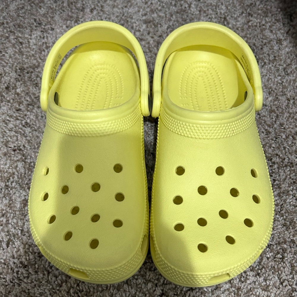 Yellow Crocs